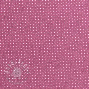 Bavlnená látka Petit dots mauve