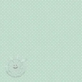 Bavlnená látka Petit dots mint