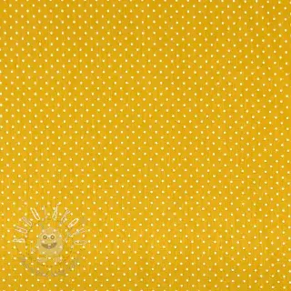 Bavlnená látka Petit dots ochre