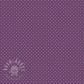 Bavlnená látka Petit dots purple