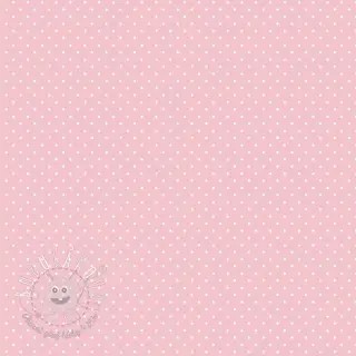 Bavlnená látka Petit dots rose