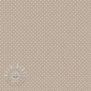 Bavlnená látka Petit dots sand