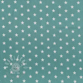 Bavlnená látka Petit stars fresh sage