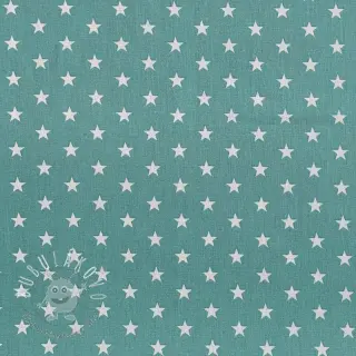 Bavlnená látka Petit stars fresh sage