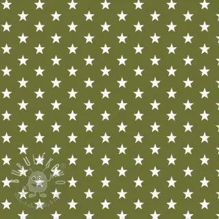 Bavlnená látka Petit stars green