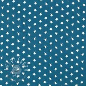 Bavlnená látka Petit stars indigo