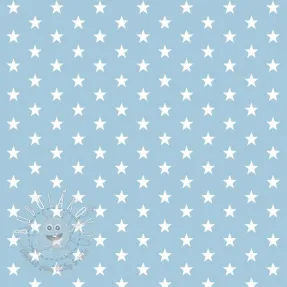 Bavlnená látka Petit stars light blue