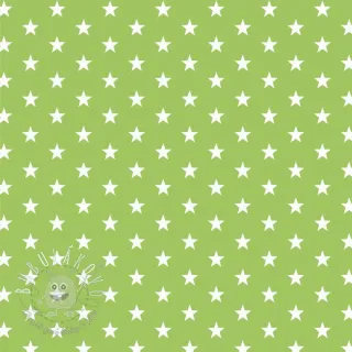 Bavlnená látka Petit stars lime
