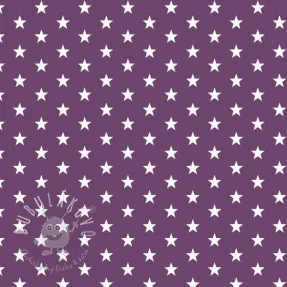 Bavlnená látka Petit stars purple