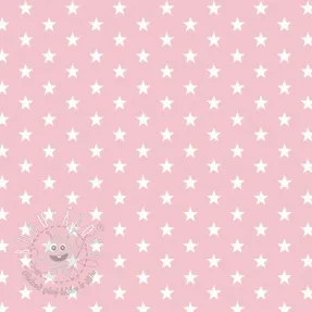 Bavlnená látka Petit stars rose