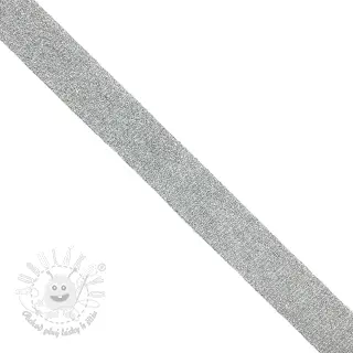 Šikmý prúžok LUREX white