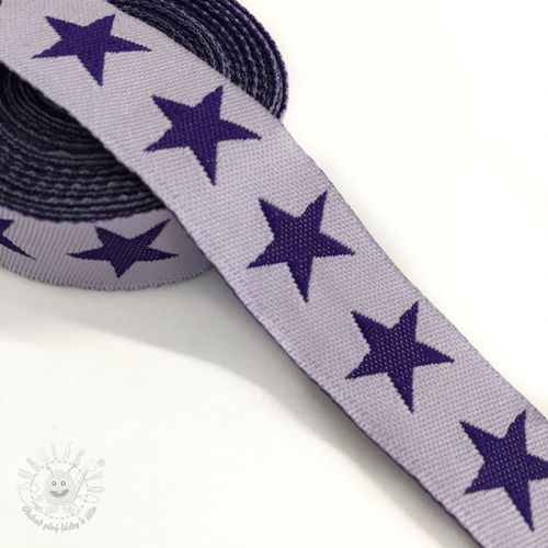 Stuha Stars light purple/purple