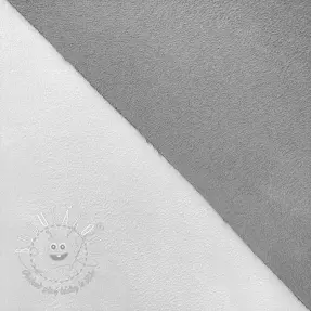 Umelá koža semiš ALASKA blanc/perle