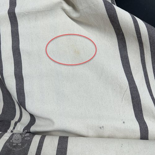 Dekoračná látka Bernadette stripe coffee II.trieda