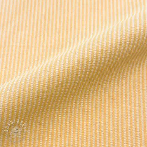 Dekoračná látka DOBBY Colored stripe warm yellow