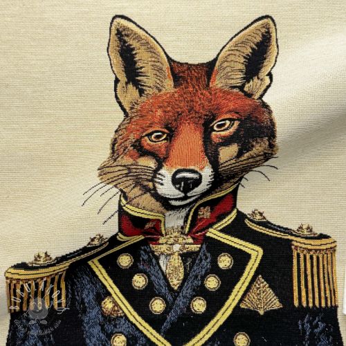 Dekoračná látka GOBELIN PREMIUM Fox Admiral Statue PANEL