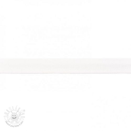 Lemovací prúžok úpletový biela