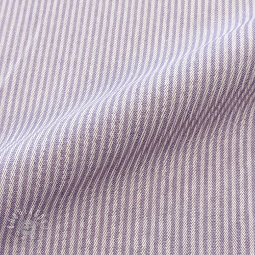 Dekoračná látka DOBBY Colored stripe lavender