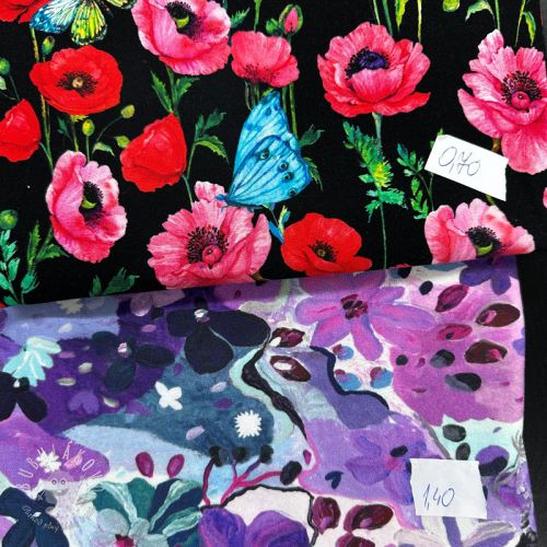 Balík látok teplákovina digital print 0329