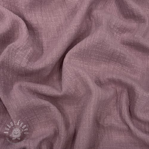 Bavlnená látka SLUB WASHED lavender