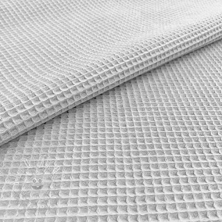 Bavlna s vaflovou väzbou light grey