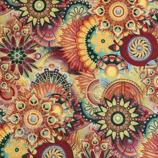 Dekoračná látka GOBELIN PREMIUM Artistic mandala