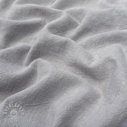 Ľan predpraný STONEWASHED PREMIUM light grey