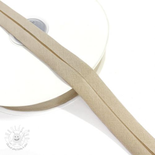 Lemovací prúžok bavlna sand Lemovací prúžok bavlna sand