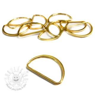 Polokrúžok 25 mm gold