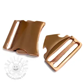Kovová spona trojzubec 40 mm copper