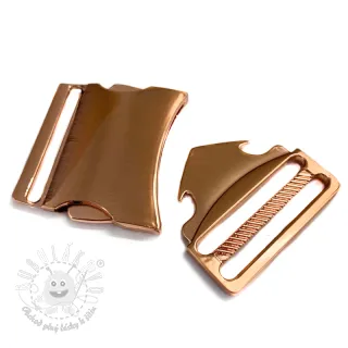 Kovová spona trojzubec 40 mm copper