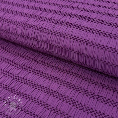 Viskóza CHENILLE JACQUARD cerise