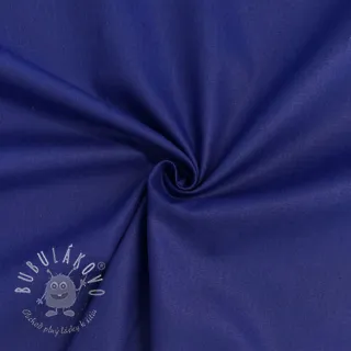 Bavlnený popelín dark cobalt