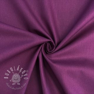 Bavlnený popelín dark purple