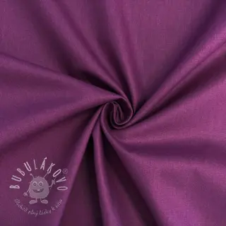 Bavlnený popelín dark purple