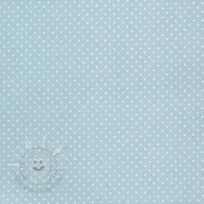 Bavlnená látka Petit dots light blue