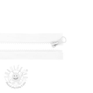 Zips deliteľný 65 cm white