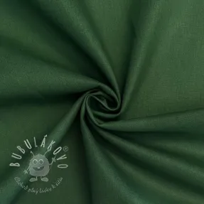 Bavlnený popelín dark green