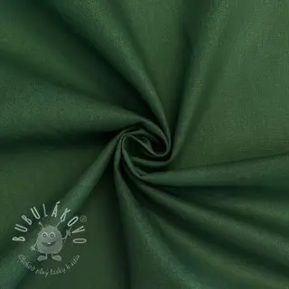 Bavlnený popelín dark green