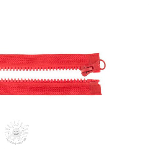 Zips deliteľný 35 cm red
