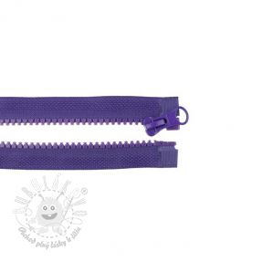 Zips deliteľný 35 cm purple