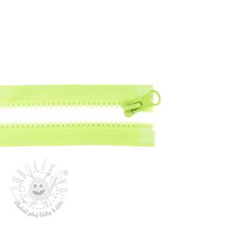 Zips deliteľný 75 cm lime