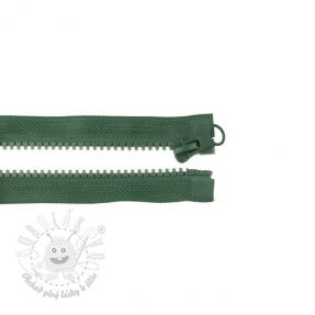 Zips deliteľný 75 cm army