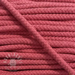 Bavlnená šnúra 8 mm coral