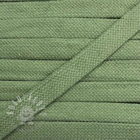 Bavlnená šnúra plochá 13 mm dark old green