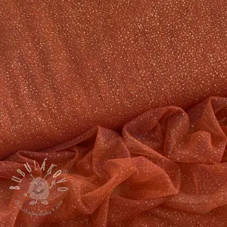 Tyl na TUTU ROYAL SPARKLE rust gold