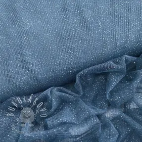 Tyl na TUTU ROYAL SPARKLE jeans silver