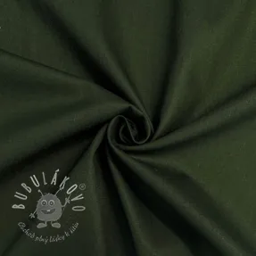 Bavlnený popelín army green