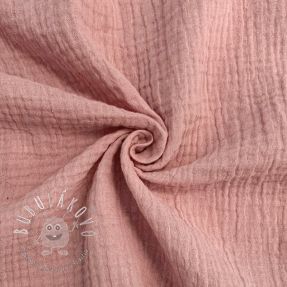 Dvojitá gázovina/mušelín soft rose