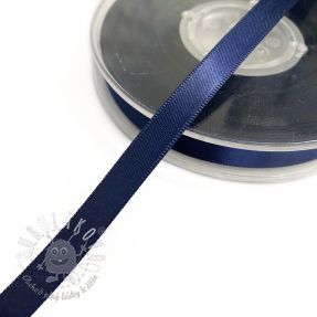 Saténová stuha obojstranná 9 mm dark blue